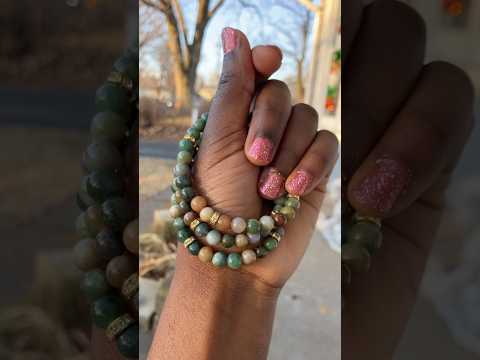 New Bracelets I Made Over Winter Break Pt. 2!🌿🐛| Destiny Ari’e #jewelry #art