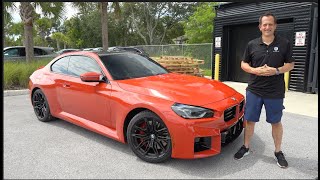 Is the 2024 BMW M2 6-speed manual a BETTER sports car than a Mustang Dark Horse?