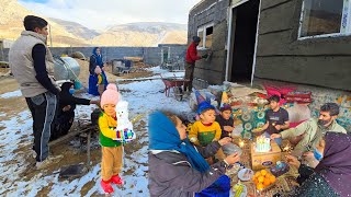 🎂🕺"Birthday Celebration: Amir and Family Celebrate Qadir's 19th Birthday in a Snowy Wonderland!❄️"