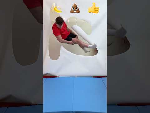 Emoji shape challenge + gymnastics 😱🔥