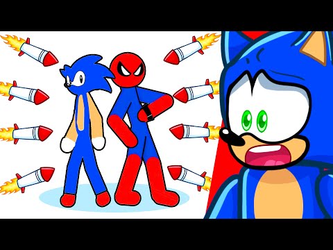 Sonic VS Spiderman 9999% IMPOSSIBLE Obstacle Course