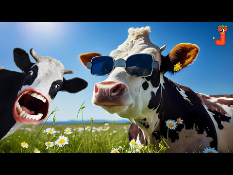 FUNNY COW DANCE 1| Official music | Cow Song & Cow Videos 2024 | funny dancing cow | cow music | moo