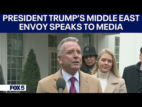 President Donald Trump's Middle East Envoy speaks to media