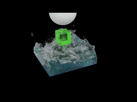 流体物理演算　fluid simulation