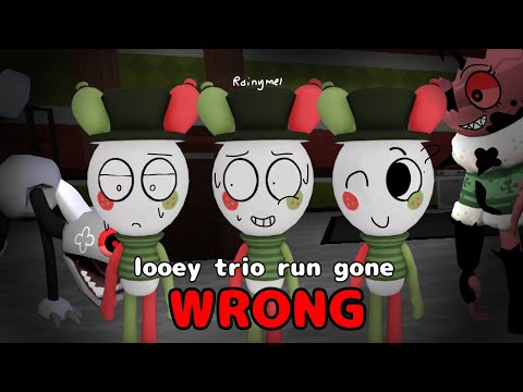 🌈 DANDYS WORLD LOOEY TRIO RUN GONE *WRONG* 🌻 // dandys world