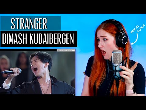 Stranger... DIMASH KUDAIBERGEN,  | Vocal Coach Reaction/Analysis... I legit fell out of my chair