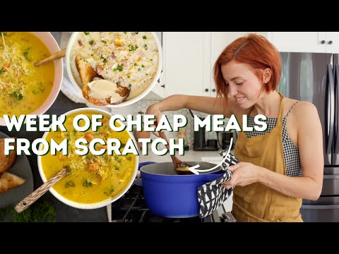 A Week Of Cheap Meals I Made My Family Of 7 | Soups & Stews