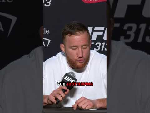 Justin Gaethje on going to the HOSPITAL after the fight 😳 #ufc313