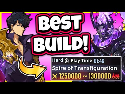 INSANE DEIMOS HARD MODE BUILD GUIDE! JINWOO & HUNTERS! ONE-SHOT STRATEGY! [Solo Leveling: Arise]