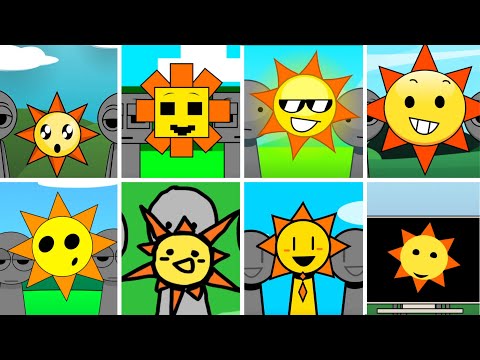 Incredibox - Sprunki but Only MR. SUN in ALL different mods