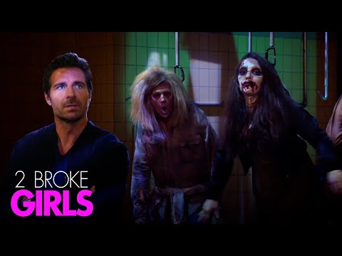 Max and Caroline Sneak on to Randy's Set | 2 Broke Girls