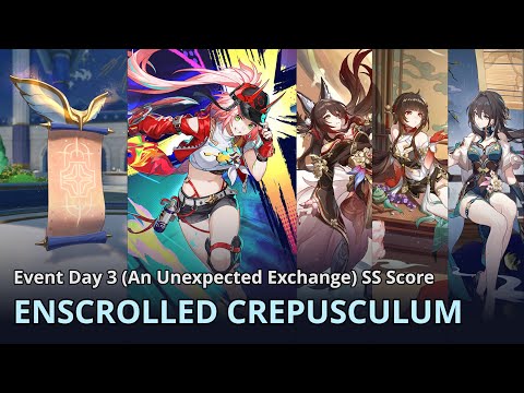 Enscrolled Crepusculum Day 3 - E0 Rappa + E0 Fugue (90k Score) | Honkai: Star Rail