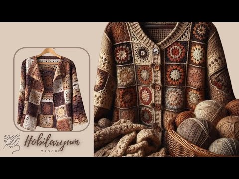 Ufaktan Hırka Çalışmalarına Başlama Zamanı Geldi mi ❓ Crochet cardigan