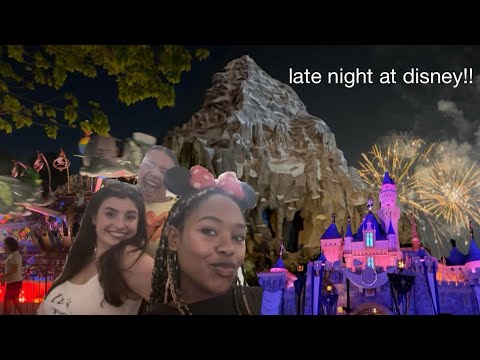 girls night at Disneyland (literally three hours at the park)