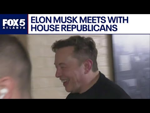 Elon Musk arrives for DOGE, House GOP meeting | FOX 5 News