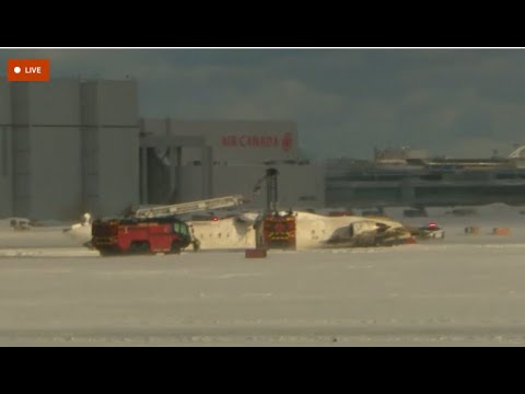 Live: Delta plane crash at Toronto airport spur crews to respond to flight at Pearson Airport