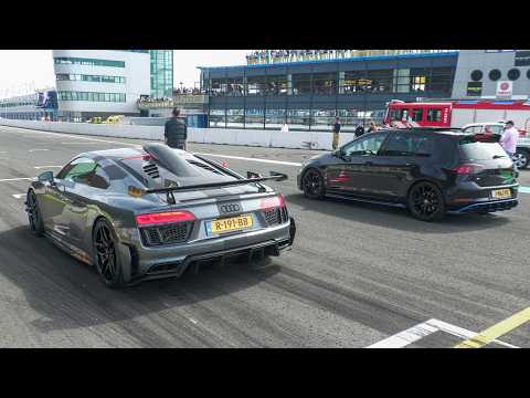 Modified Cars Drag Racing! Custom R8 V10, 1000HP AWD Civic, 703HP Golf 7R, M5 F90, Ioniq 5N..