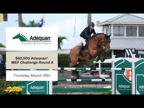 Watch the 10th round of the $62,500 Adequan CSI4* WEF Challenge Cup