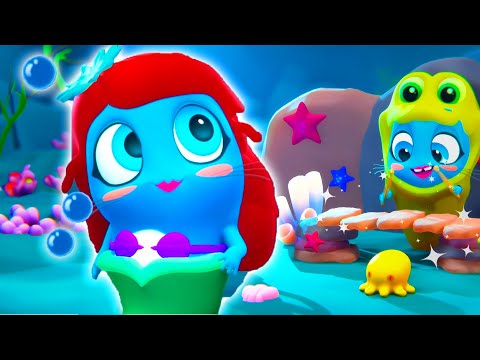 🧜🏾‍♀️ Bajo del mar 🦀 La Sirenita Disney 🐠 Canción Oficial de Los Moonies Versión en Español