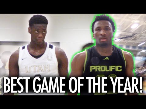 AJ Dybantsa 49 points vs Darryn Peterson 58 points | LAST SHOT WINS THE GAME