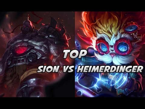 As Sion vs Heimerdinger Top - League of Legends