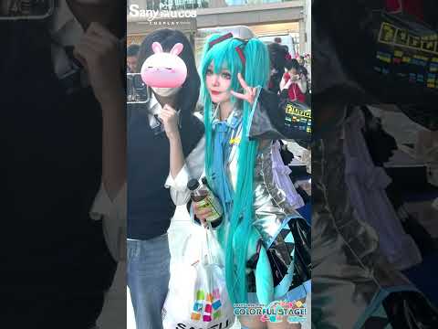 【SanyMuCos】One day vlog of Hatsune Miku #rin #pjsk #vocaloid #cosplay #sanymucos #miku