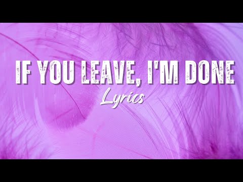 If You Leave, I'm Done – Heartbreaking English Love Song | official song music