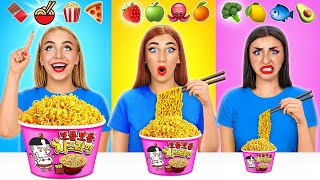 Emoji Food Challenge | Big, Medium and Small Food by Funny DO Challenge