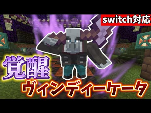 【マイクラ統合版】コマンドで新ボス、覚醒ヴィンディーケータを作ってみた‼︎