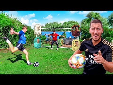 FOOTBALL CHALLENGES vs EDEN HAZARD