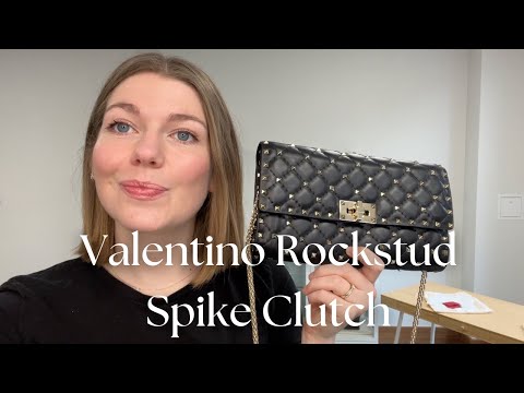 Valentino Rockstud Spike Clutch Bag Review