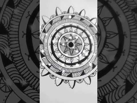 Mandala art #inspired #mandala #shorts #mandalaart