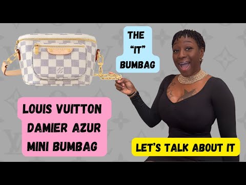 🚨 LOUIS VUITTON NEW RELEASE 👜: THE DAMIER AZUR MINI BUMBAG IS IS COMING SOON! 😍