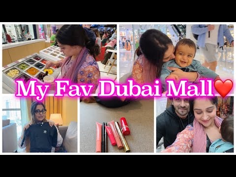 Dubai Mall Day| Yummy Yogurtland😍 | New makeup products| How motherhood changes everything❤️