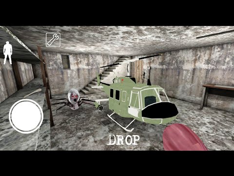 Granny v1.8 New Update Mod With Helicopter Escape || Granny Grandpa New Game Mod Full gameplay