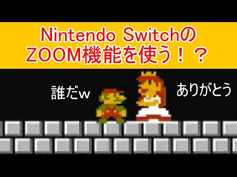 一寸先は闇マリオ#16 Nintendo SwitchのZOOM機能を使う！？ ZOOM MARIO