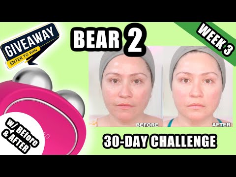 FOREO BEAR 2 | WEEK 3🔸 30-DAY CHALLENGE | DEMO + BEFORE & AFTERS #foreo #bear2