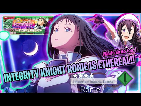 [SAO UB/ARS] 2.5 Anniversary Integrity Knight RONIE is ETHEREAL!! - SAO Alicization Unleash Blading