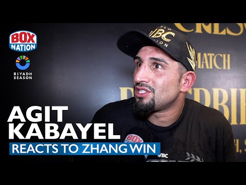 Agit Kabayel Instant Reaction To Stopping Zhilei Zhang & Getting Dropped