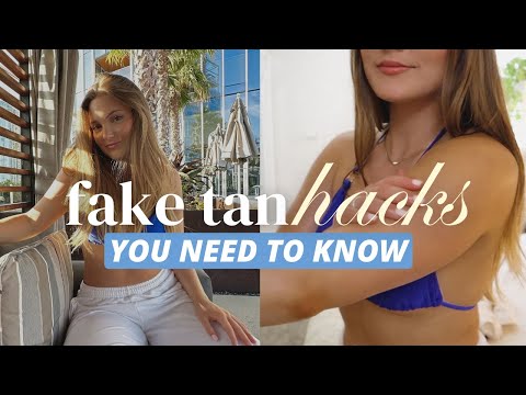 BEST FAKE TAN Routine At Home + SELF TANNING HACKS You Need To Know | Dark Natural Looking Tan