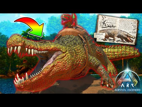 【超巨大！】人喰いワニをテイムしろ！🩸🐊🩸*新生物デイノスクス*【新ARK SURVIVAL ASCENDED/アーク/ASA】#17