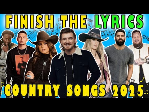 Finish the Lyrics Country Songs 2025 | Music Quiz