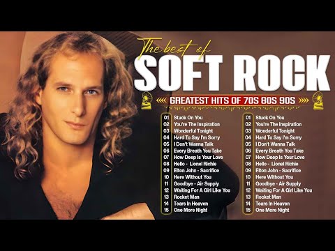 Michael Bolton, Phil Collins, Air Supply, Bee Gees, Chicago, Rod Stewart- Soft Rock Hits 70s 80s 90s