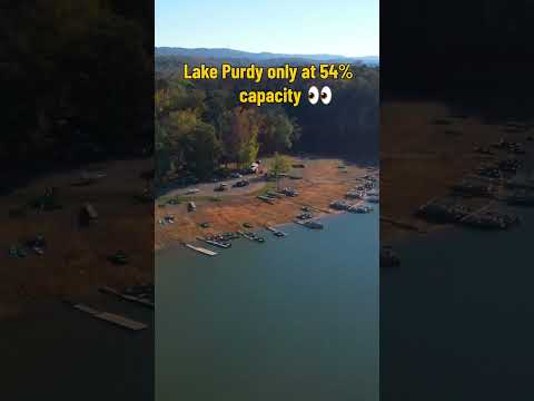 Lake Purdy only at 54% capacity