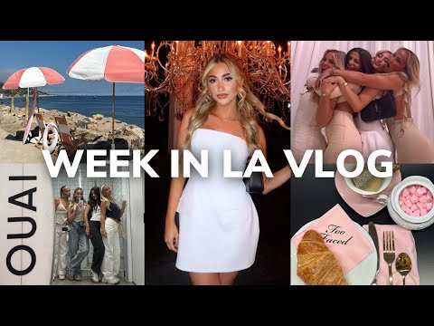 WEEKLY VLOG IN LA ❥ meetings, Patrick Ta event, Melrose Trading post & beach in Malibu