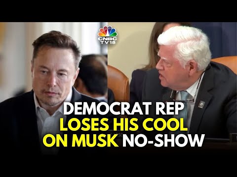 'Where Is Elon Musk?' |  Democrat Representative Larson Blasts The Republican Party | N18G