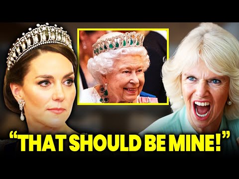 Queen Camilla FURIOUS Seeing Catherine Wearing Most Wanted Tiara She Inherited From Queen Elizabeth!