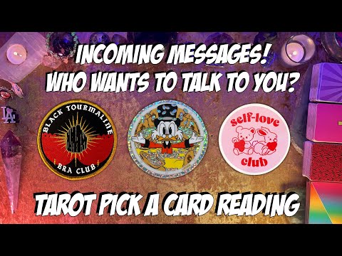 💬Incoming Messages! Who's Reaching Out and Why?💬 Tarot Pick a Card Reading