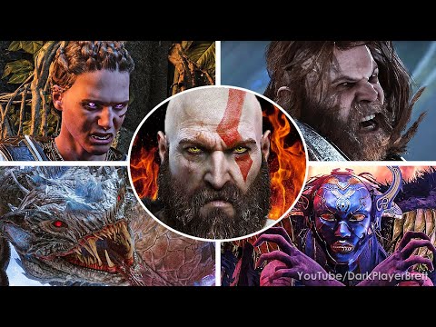 All 70 Boss Fights in God of War Ragnarök [4K 60FPS] (Including Optional Bosses)