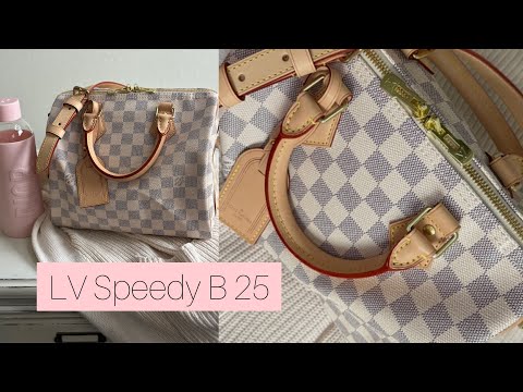 LV Speedy B 25 • Damier Azur • WIMB • what’s in my bag • Azur Collection